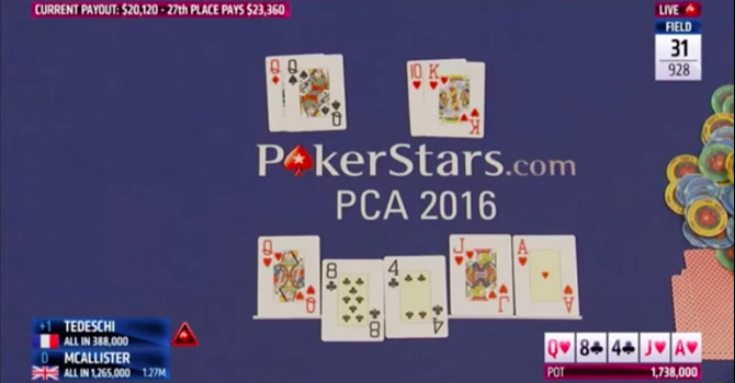 Scala Reale Al PCA 2016 Che Fortuna Per Phillip McAllister