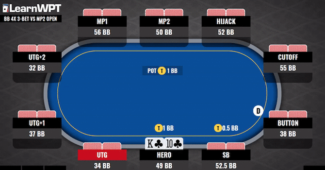 poker downbet 3 bet